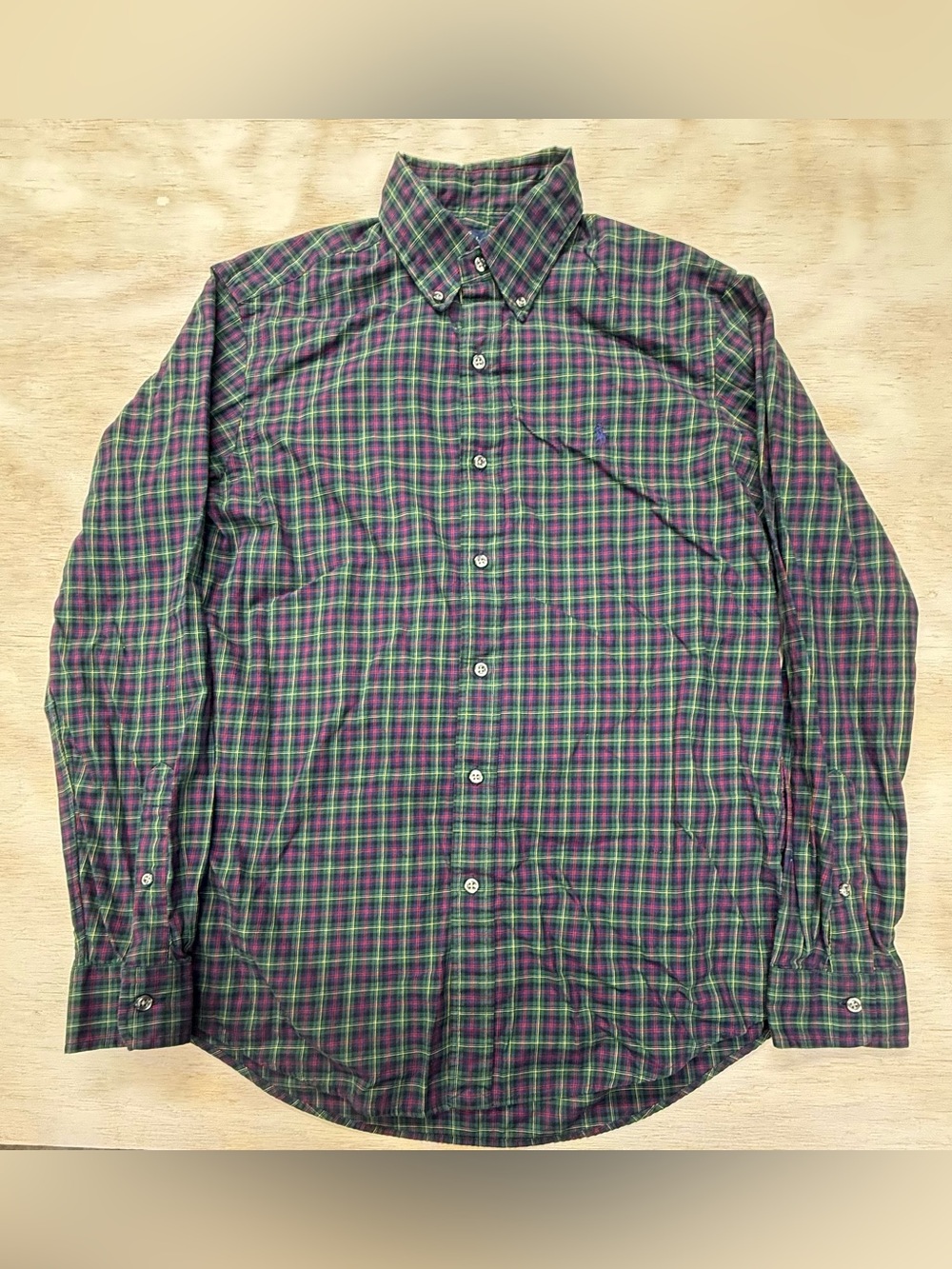 Polo Ralph Lauren Men’s Medium Plaid Button-Down Shirt